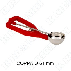 PORZIONATORE NYLON COPPA INOX Ø 61 MM