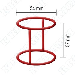 GUARNIZIONE GABBIETTA VITON 54x57 TIPO COLDELITE COMPACTA