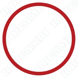GUARNIZIONE SILICONE PORTELLO Ø ESTERNO 285 mm