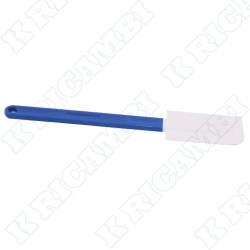 SPATOLA IN PLASTICA BLU CON PALA GOMMA MORBIDA CM.32