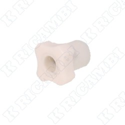 POMELLO CHIUSURA POMPA PLASTICA BIANCA