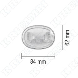 PORTELLINO BRAVO 84 X 62 mm + GUARNIZIONE