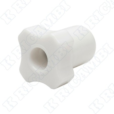 POMELLO CHIUSURA POMPA PLASTICA BIANCA